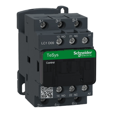 LC1D09B7 Contacteur 3P+NO+NF 9A bobine 24VAC SCHNEIDER